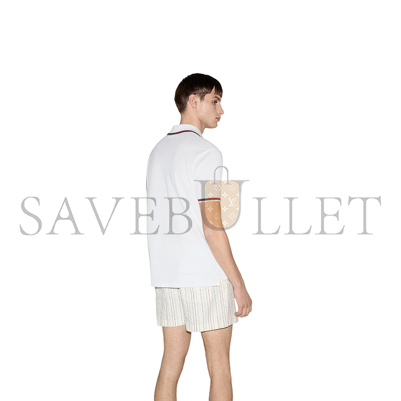 Gvc*1 cotton polo shirt with embroidery 795174